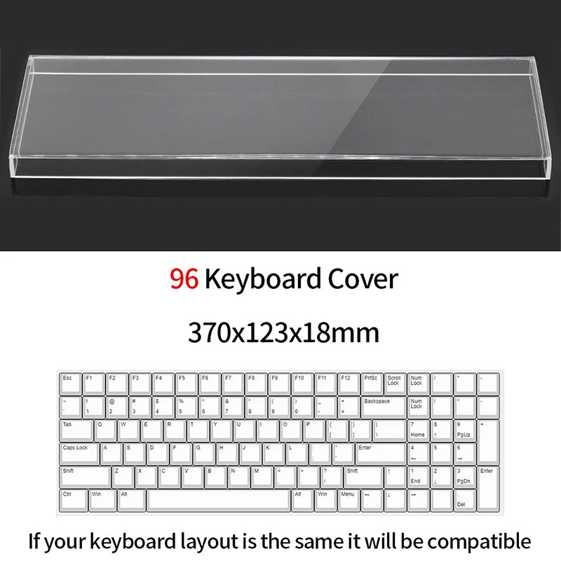 Acrylic Keyboard Dust Cover