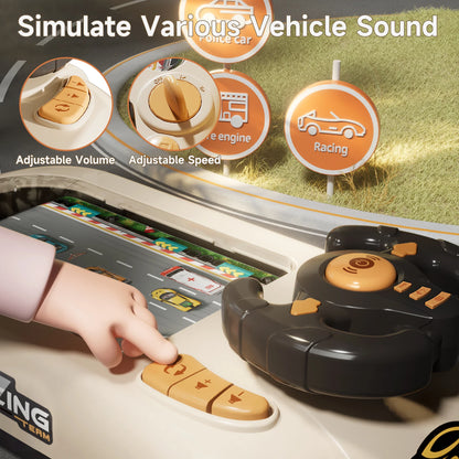 Kids Steering Wheel Racing Game