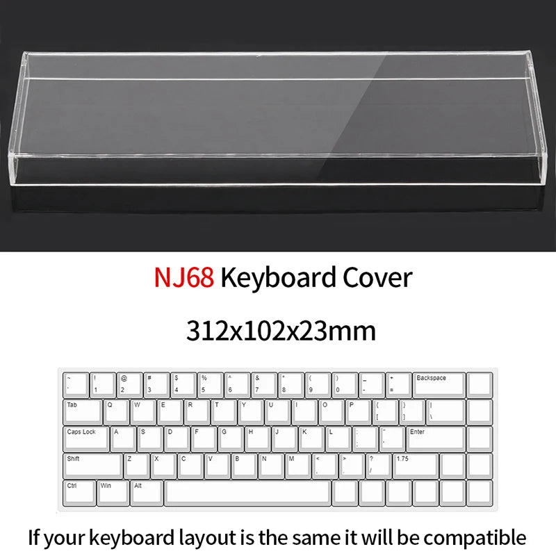 Acrylic Keyboard Dust Cover