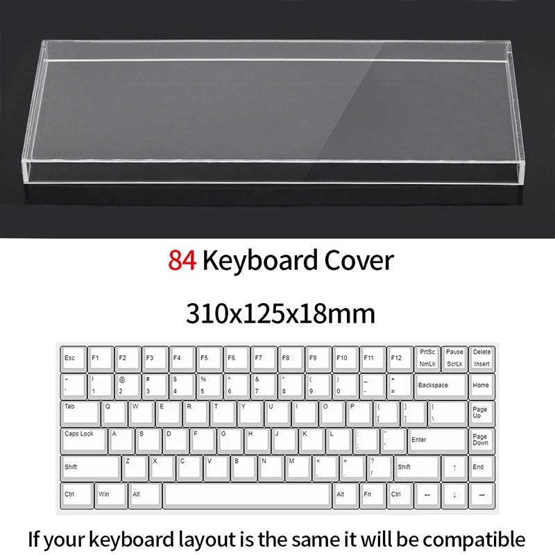Acrylic Keyboard Dust Cover