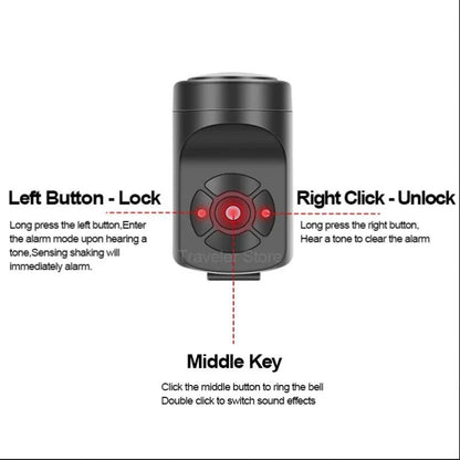 USB Rechargeable Bike Horn