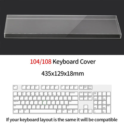 Acrylic Keyboard Dust Cover