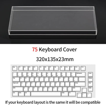 Acrylic Keyboard Dust Cover